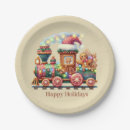 Search for christmas train plates Party