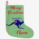 Search for australia christmas stockings Kangaroo