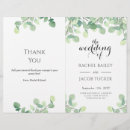 Search for eucalyptus wedding programs Botanical foliage