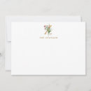 Search for flowering note cards Gold