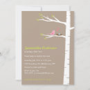 Search for birch baby shower invitations Bird