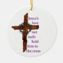 Search for easter cross christmas tree decorations Jesus