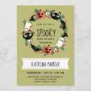 Search for spooky baby shower invitations Bat