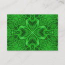 Search for four leaf clover business cards Irish