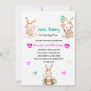 Search for some bunny is two invitations Cute