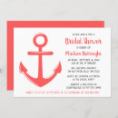 Search for boat bridal shower invitations Ocean