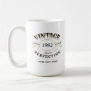 Search for vintage age mugs Black and gold