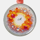 Search for orchid christmas tree decorations Orange