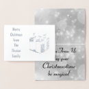 Search for silver foil christmas cards White