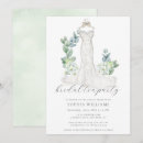 Search for branch of a bridal shower invitations Soft pastel sage branches