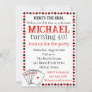 Search for poker night birthday invitations Adult
