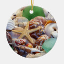 Search for seashell christmas tree decorations Beach house