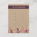 Search for multiple business cards Earring holder