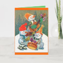 Search for snow man christmas cards Santa