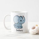 Search for whimsical elephant mugs Cartoon