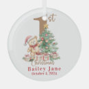 Search for teddy bears christmas tree decorations Baby's first christmas