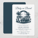 Search for baby on board invitations Beach coastal surf