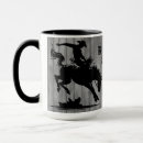 Search for bronc rider mugs Western