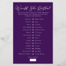 Search for purple bridal shower games Would she rather
