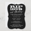 Search for rip 20s invitations Black