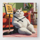 Search for funny cat clocks Cartoon
