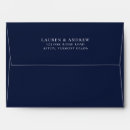 Search for navy blue wedding envelopes Modern