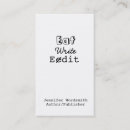 Search for proofreader business cards Writers