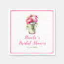 Search for peony napkins Watercolor floral