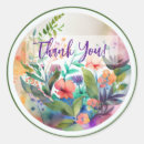 Search for watercolor design stickers Thank you