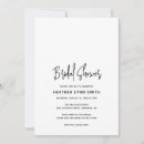 Search for minimal bridal shower invitations Bride