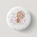 Search for bear pink badges Teddy bear baby shower