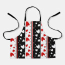 Search for valentine kids aprons Red