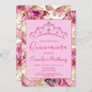 Search for girly quinceanera invitations Tiara