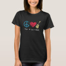 Search for peace love music tshirts Vintage