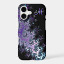 Search for mandelbrot iphone cases Purple and black