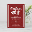 Search for mba graduation invitations announcements Mastered it