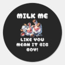 Search for funny cow stickers Milk
