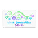Search for pastel floral wedding stickers Stylish