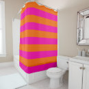 Search for orange stripes shower curtains Black