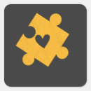 Search for autism puzzle stickers Piece