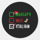 Search for italian family stickers Xmas