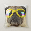 Search for funny pug cushions Animal