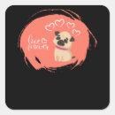 Search for valentines day pug stickers Cute