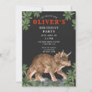 Search for triceratops birthday invitations Cute