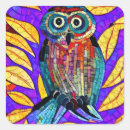 Search for colourful owl stickers Animals