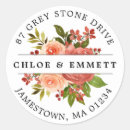 Search for fall return address labels Watercolor