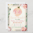 Search for one sweet peach invitations Peaches