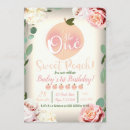 Search for one sweet peach invitations Peaches