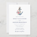Search for floral anchor invitations Watercolor