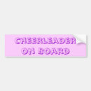 Search for cheerleading bumper stickers Cheering